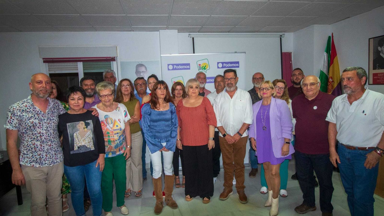 Presentación de la candidatura de confluencia de IU y Podemos en El Ejido