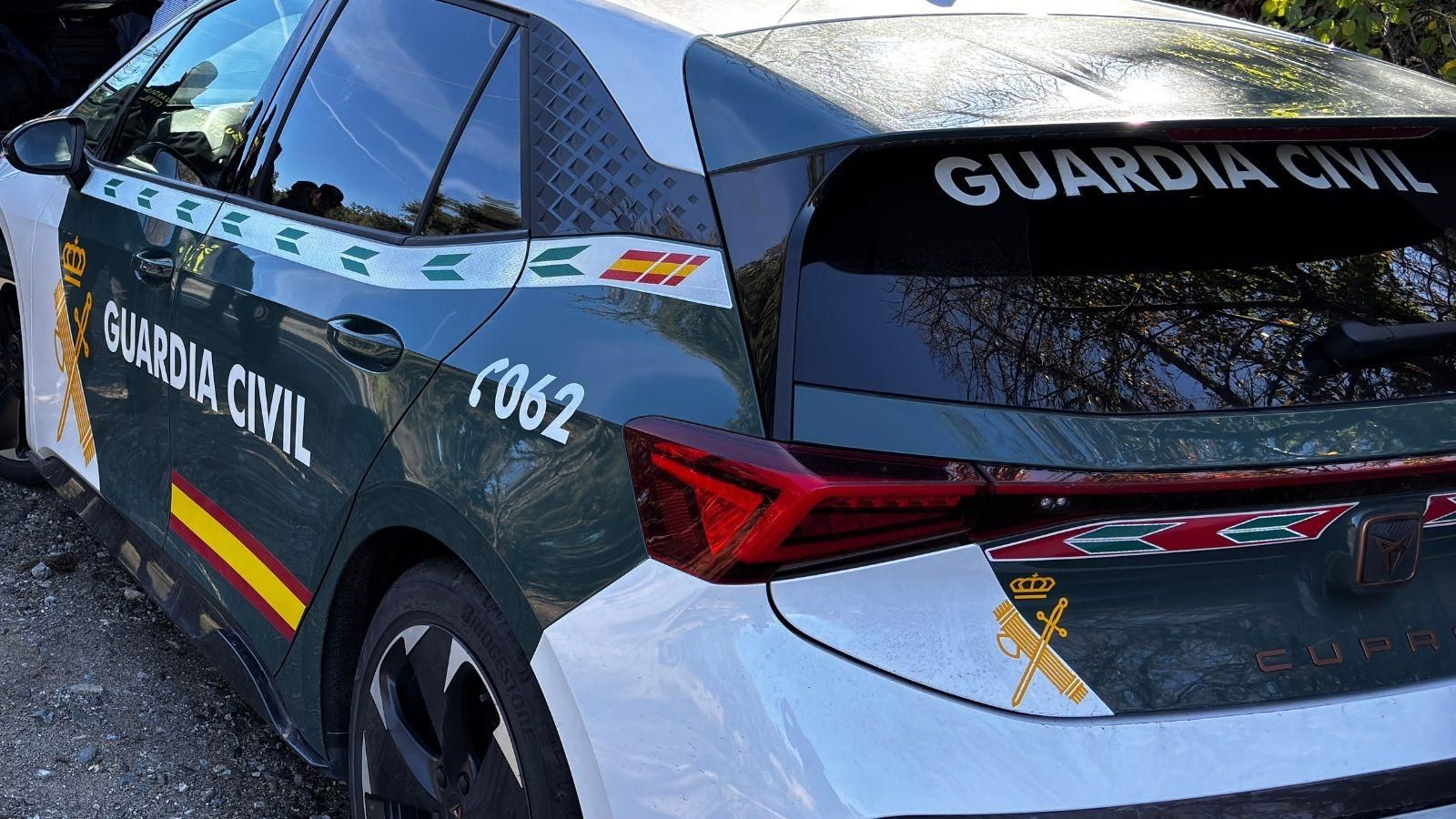 Vehículo de la Guardia Civil.