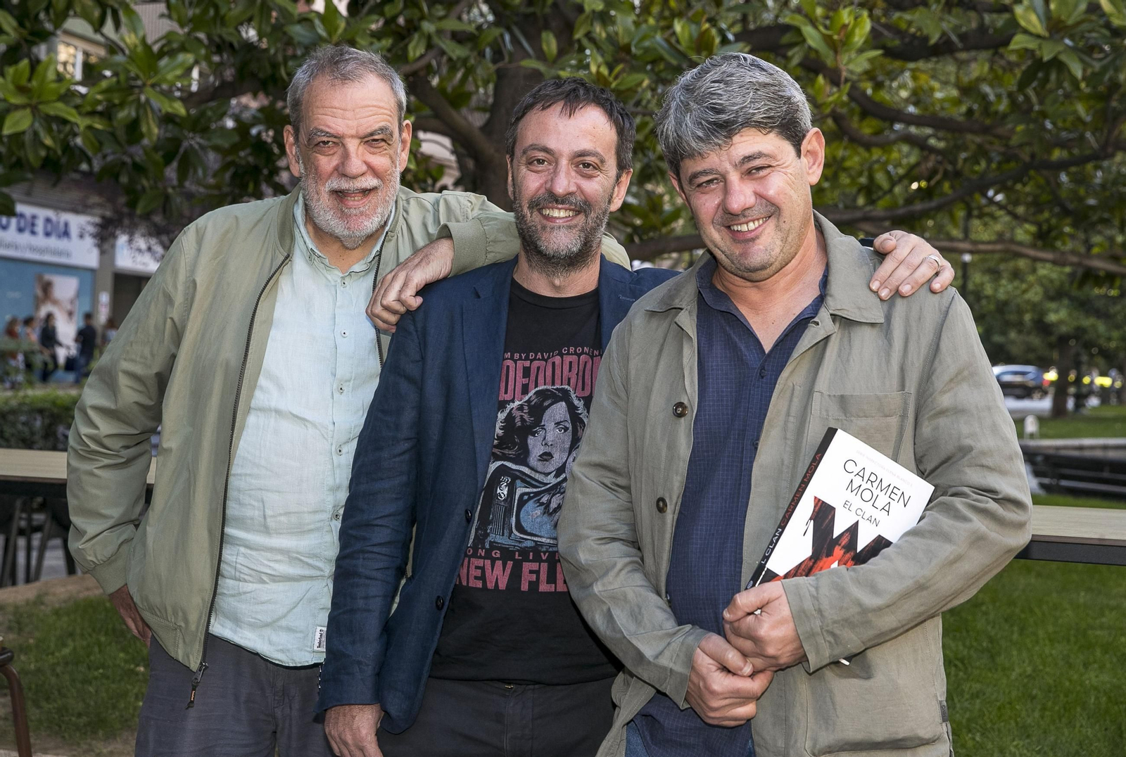 El trío de escritores Carmen Mola está formado por Jorge Díaz, Agustín Martínez y Antonio Mercero.