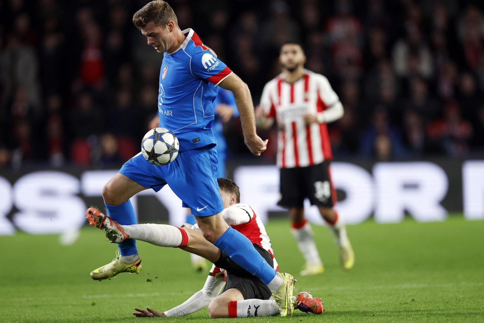 Las imágenes del PSV Eindhoven-Atlético de Madrid