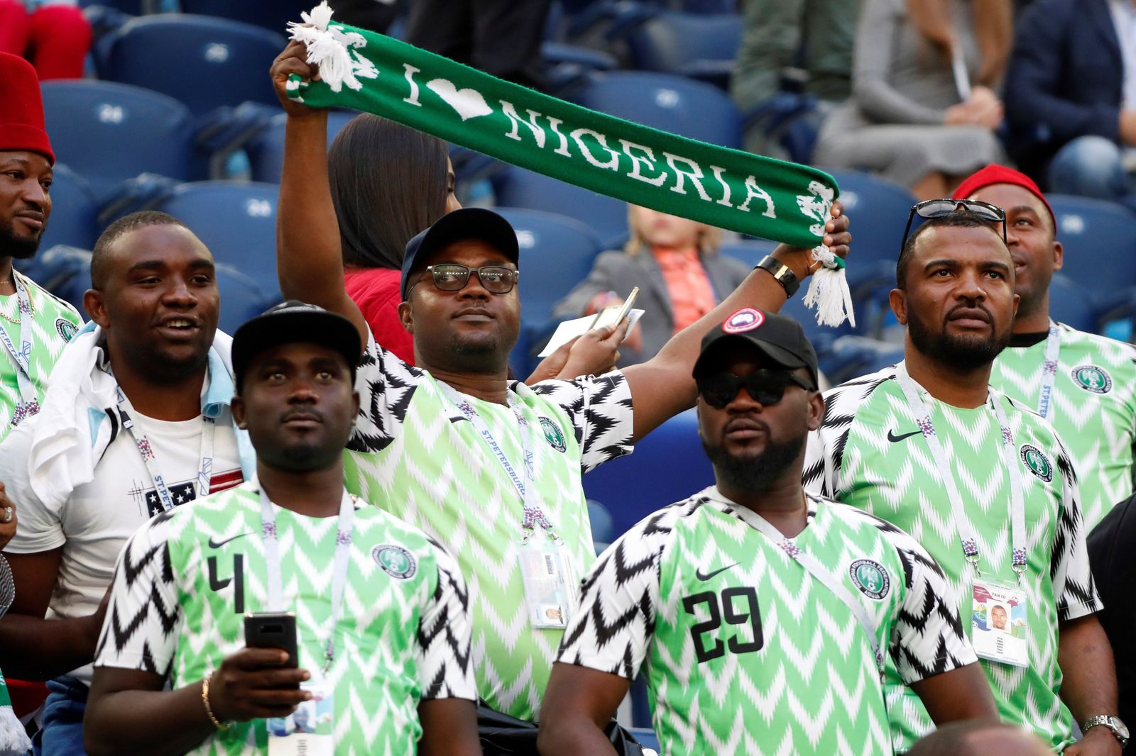 Las imágenes del Nigeria-Argentina