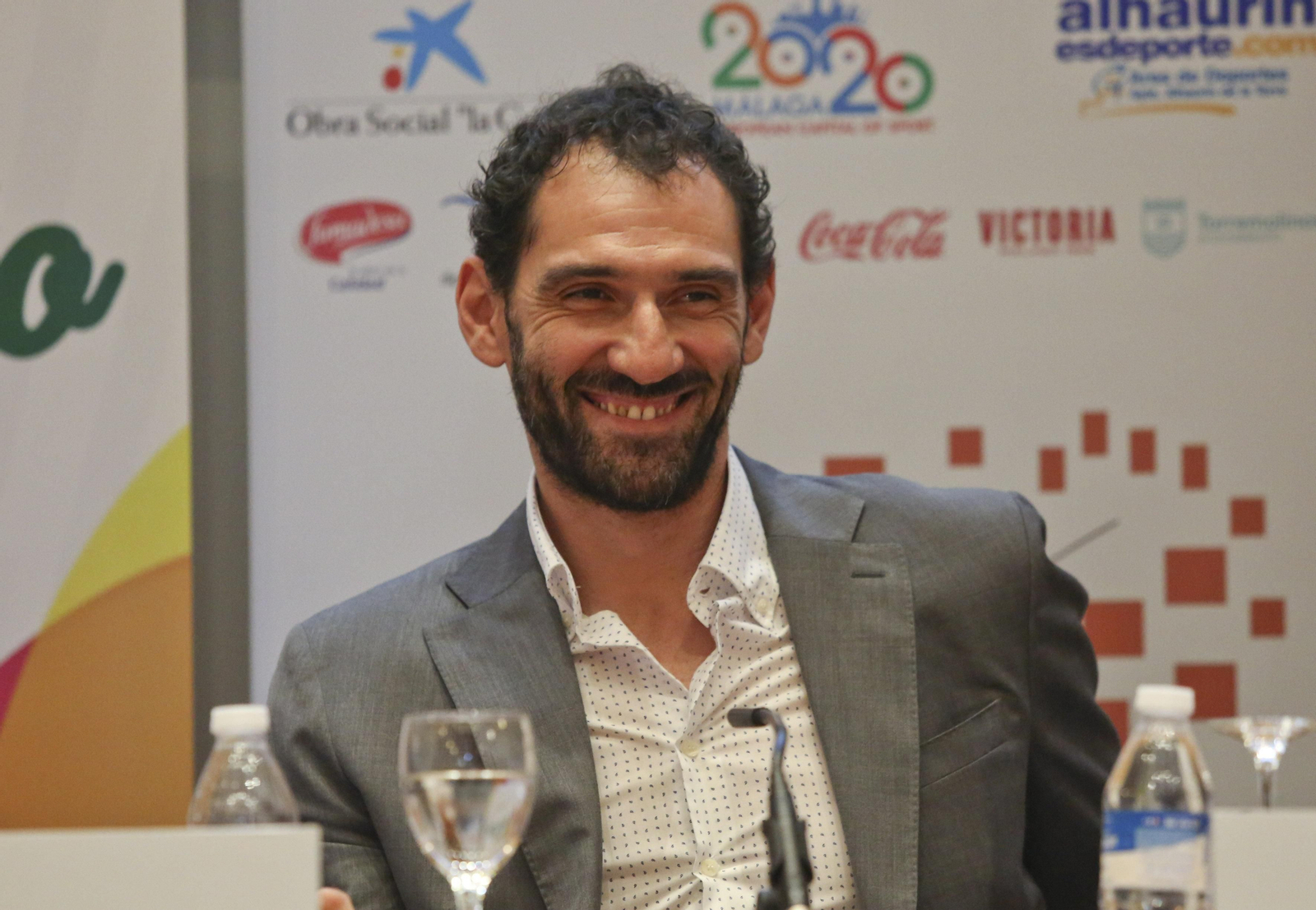 Las fotos de la visita de Jorge Garbajosa a Málaga