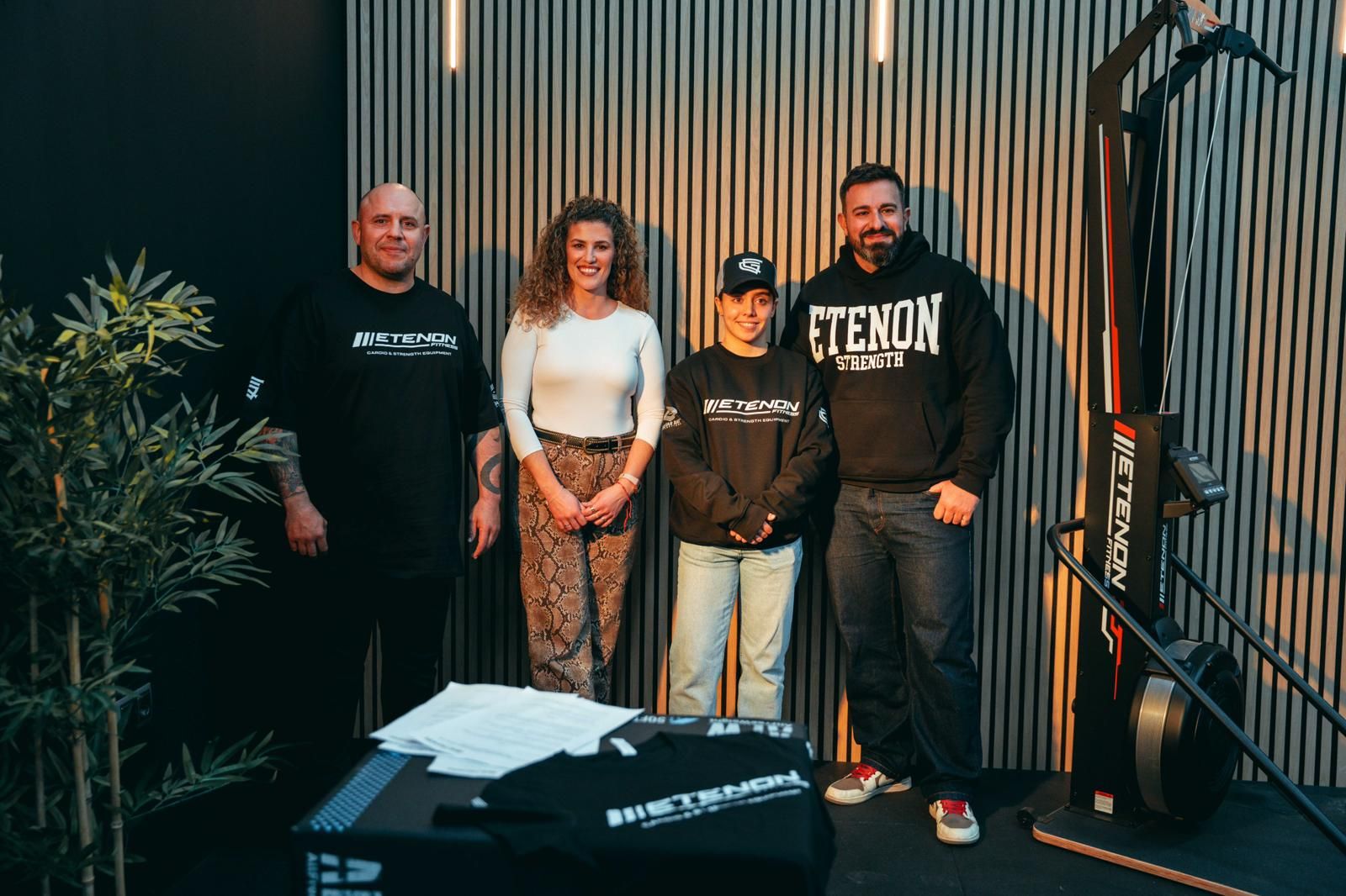 Raúl Buendía, Beatriz López, Carmen González y Jairo Soto.