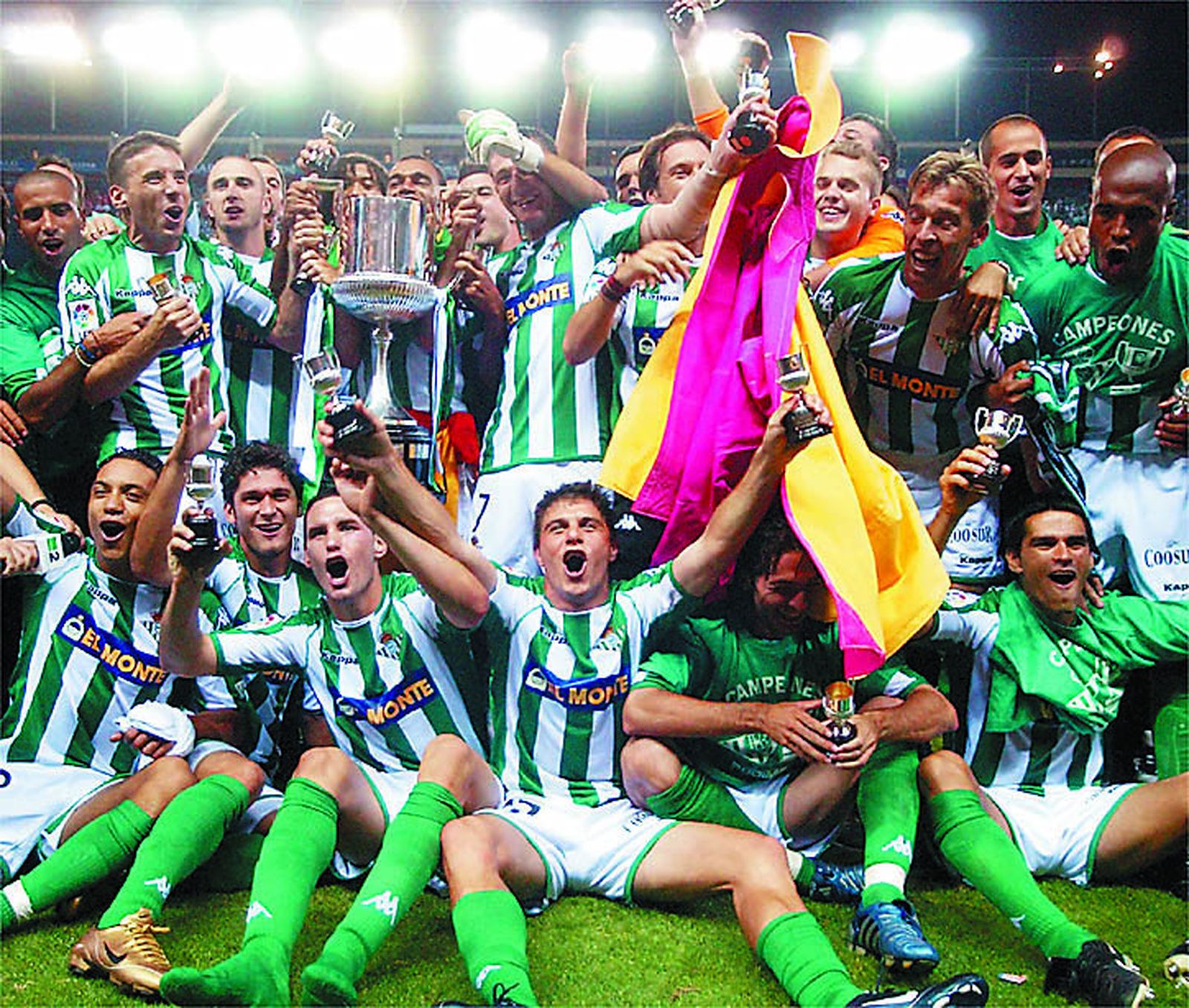 Los campeones de la Copa del Rey de 2005.
