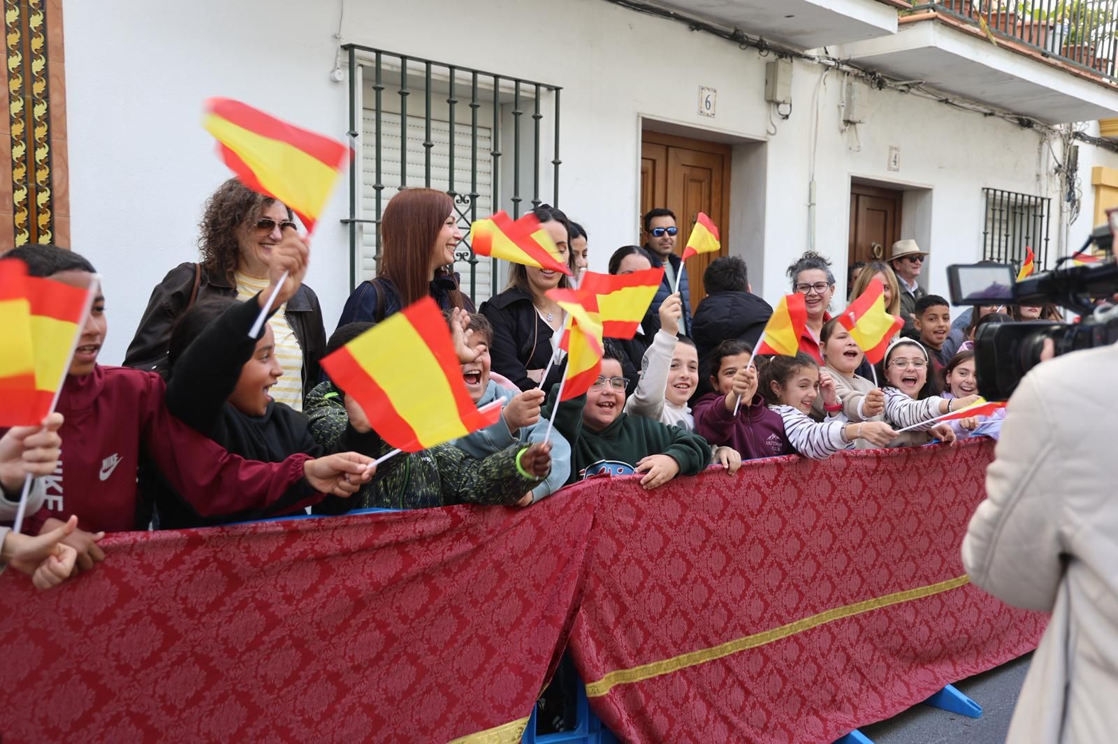 Las primeras imágenes del Rey Felipe VI en Huelva