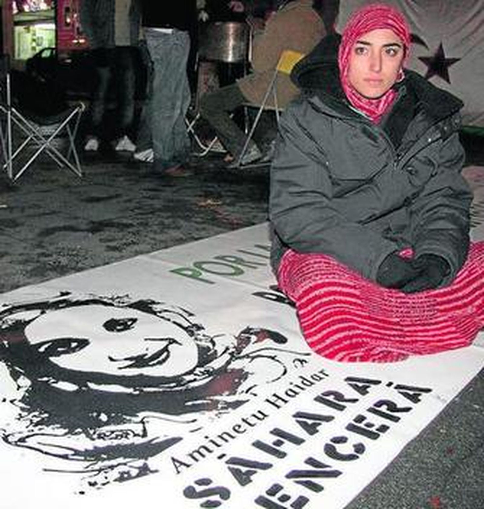 La joven sevillana que se solidariza con la activista saharaui.