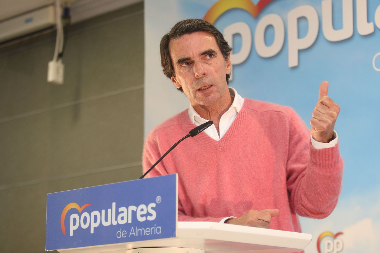 Fotogalería del mitin de José María Aznar