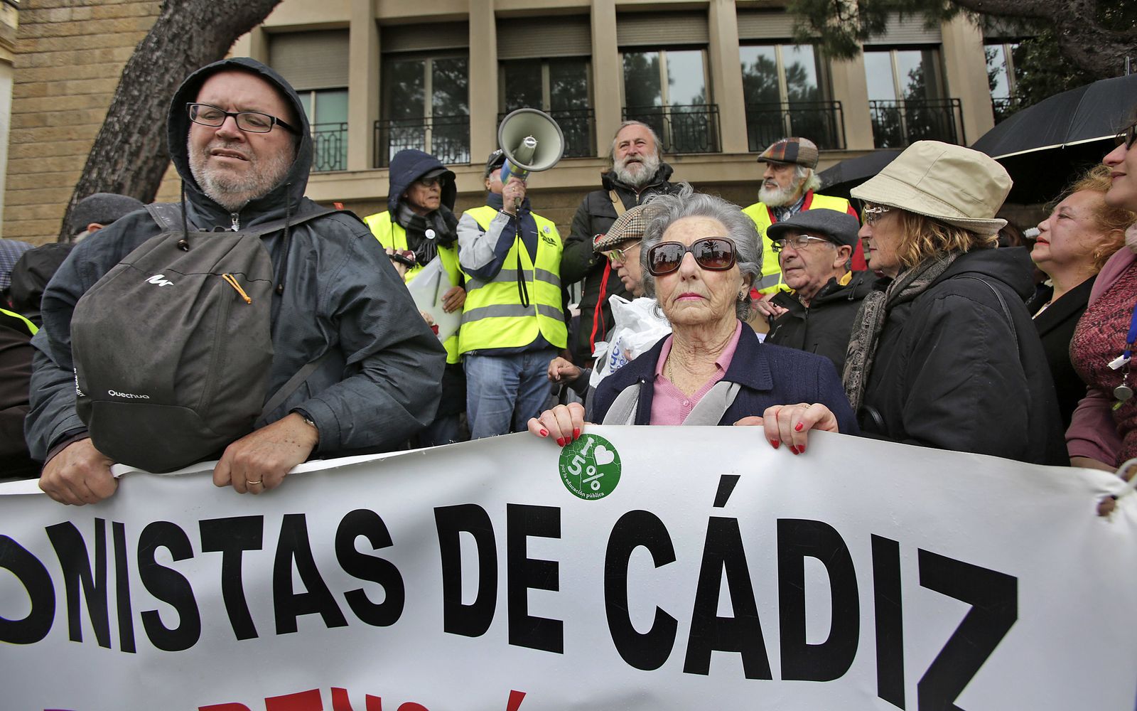 Las imágenes de la manifestación por las pensiones dignas en Cádiz