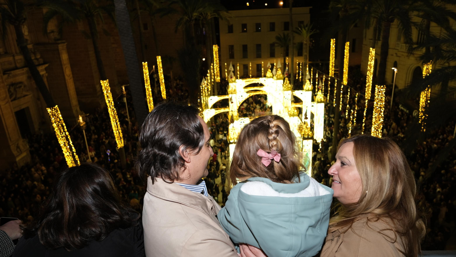 Imágenes del inicio de la Navidad en Almería