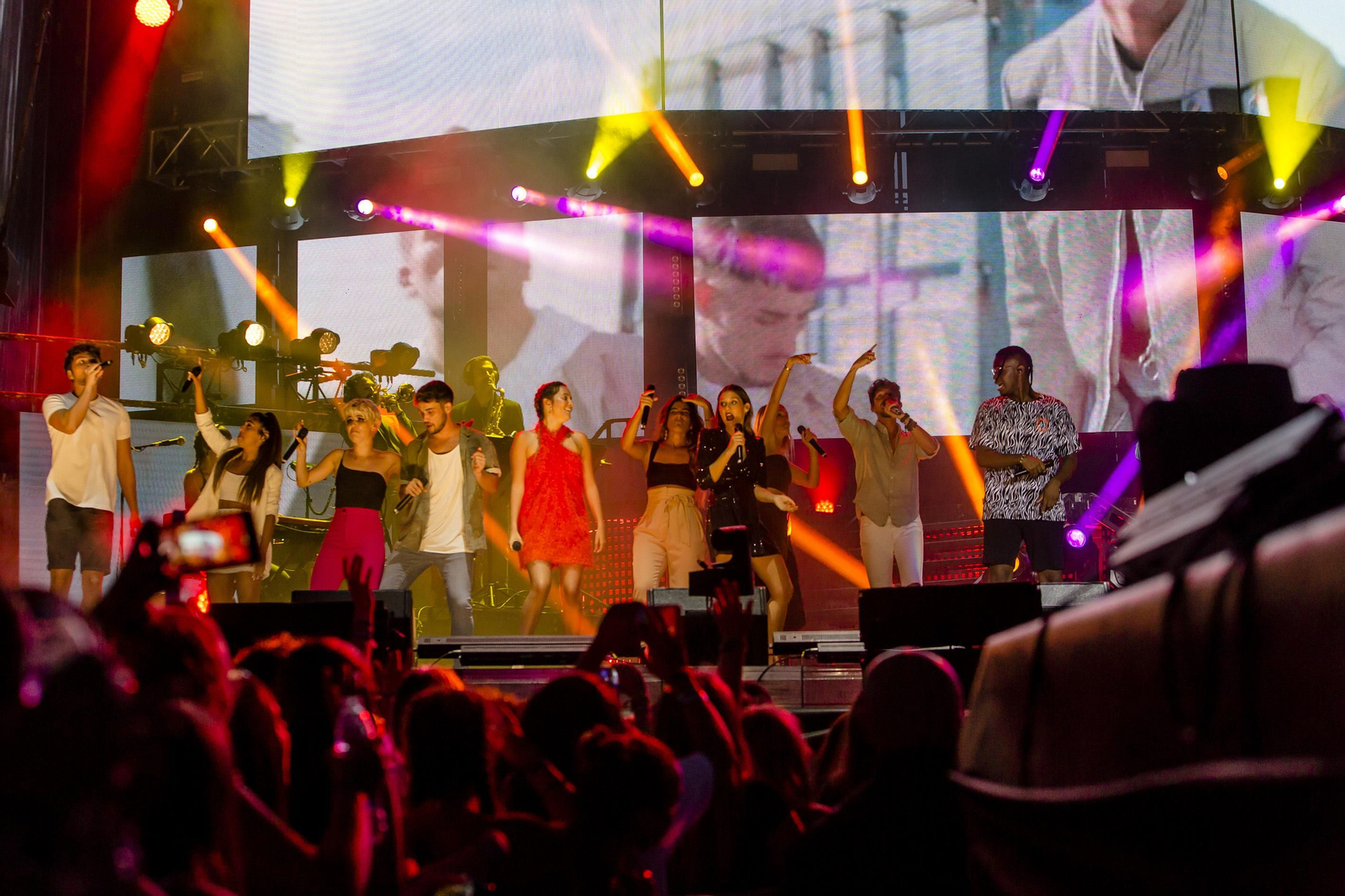 Concierto de Operación Triunfo en el Muelle de Cádiz