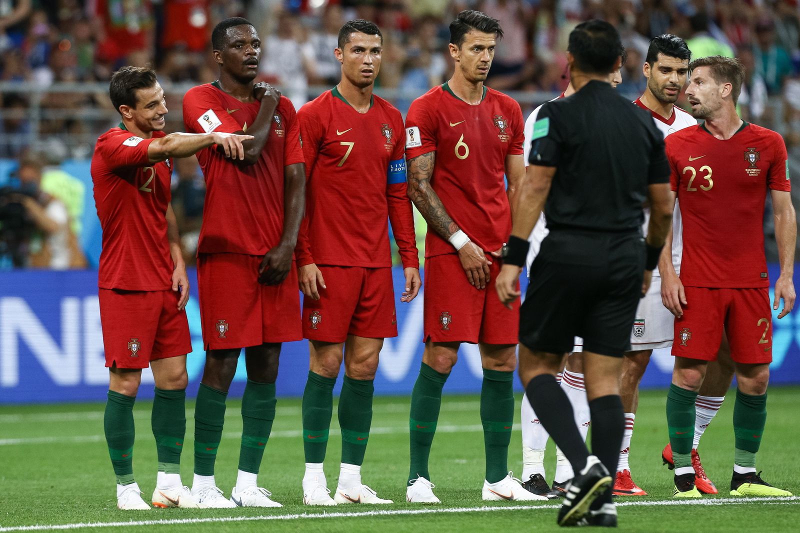 Las imágenes del Irán-Portugal