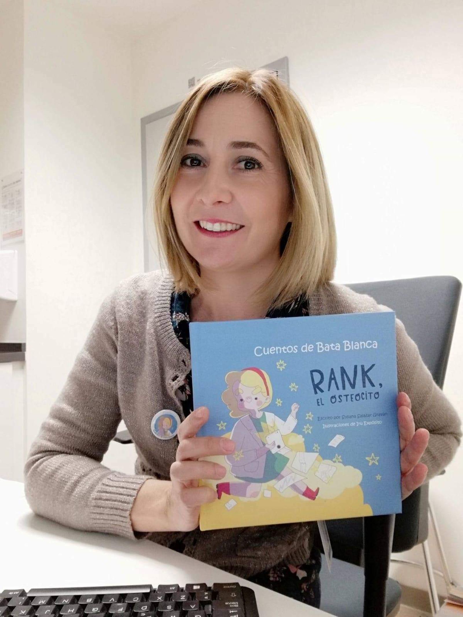 Susana Salazar, con el primero de sus libros