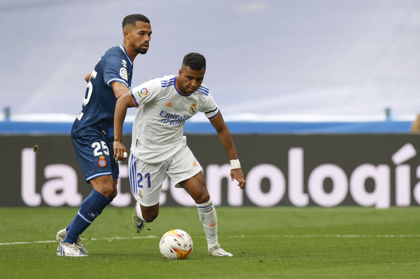 Victoria del Real Madrid y celebración del título de Liga