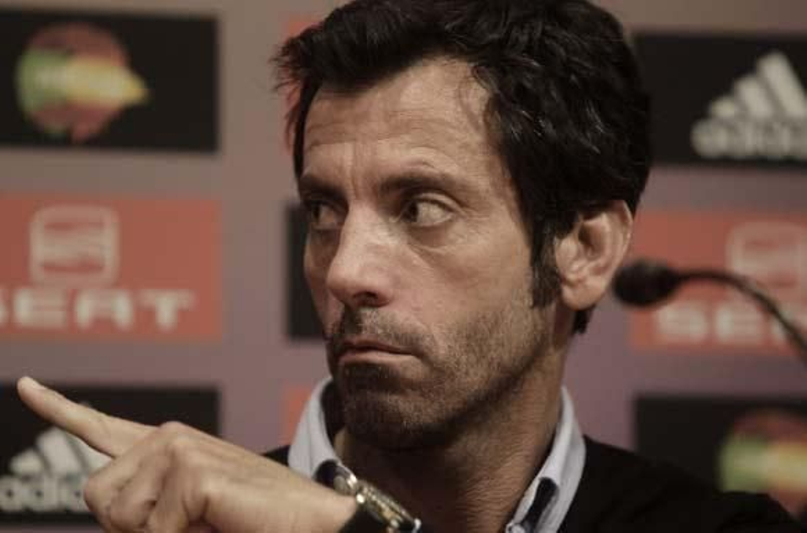 Quique: "En Liga es verdad que el Sevilla fue mejor, pero en la Copa estamos en igualdad"