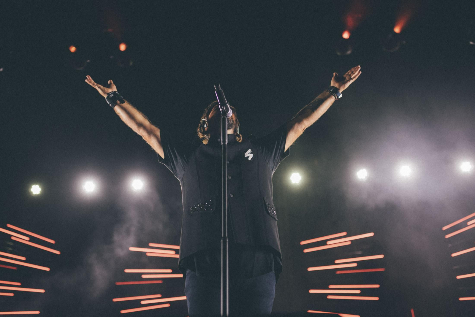 Imágenes del concierto de Antonio Orozco en la Plaza de Toros de La Merced