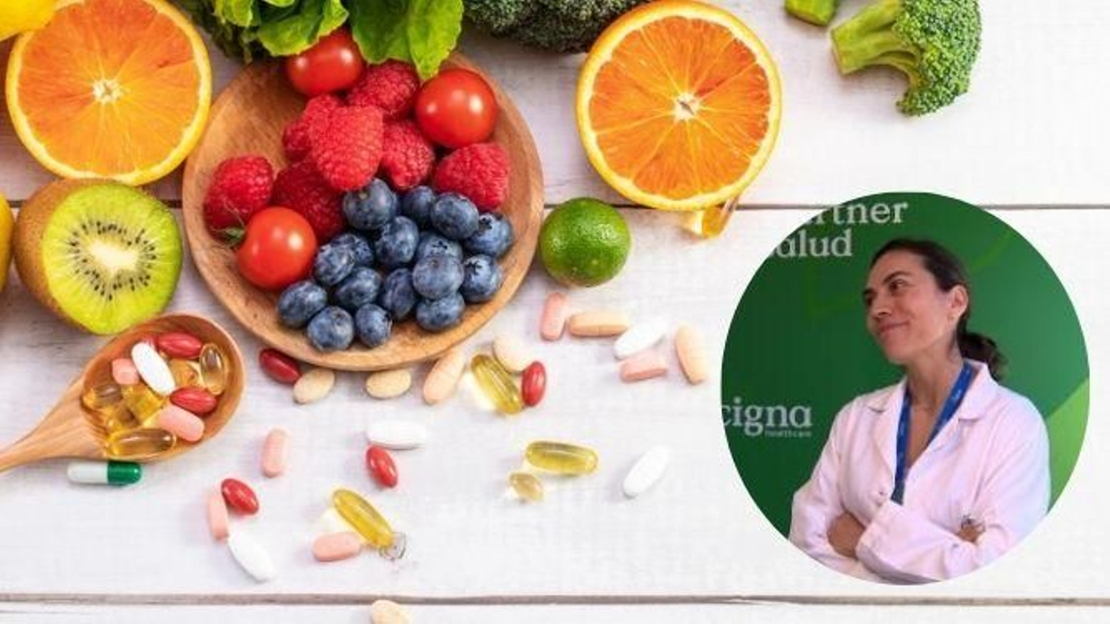 La doctora Daniela Silva y complementos alimenticios