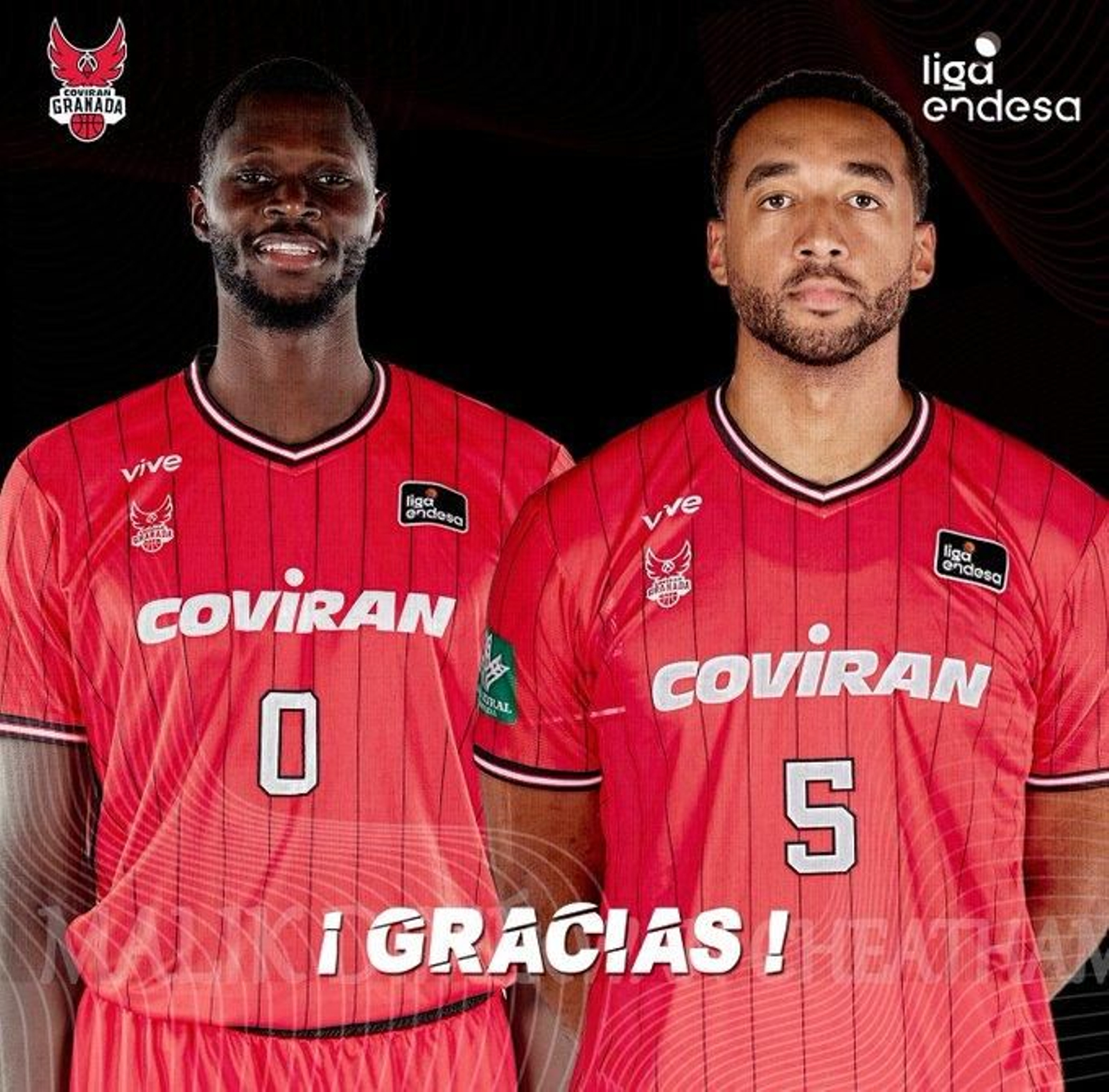 Así despidió el Covirán Granada a los dos jugadores