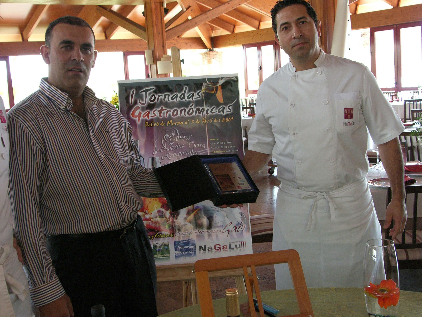 A la izquierda, Gabriel Mart´nez, 'Gabi'.