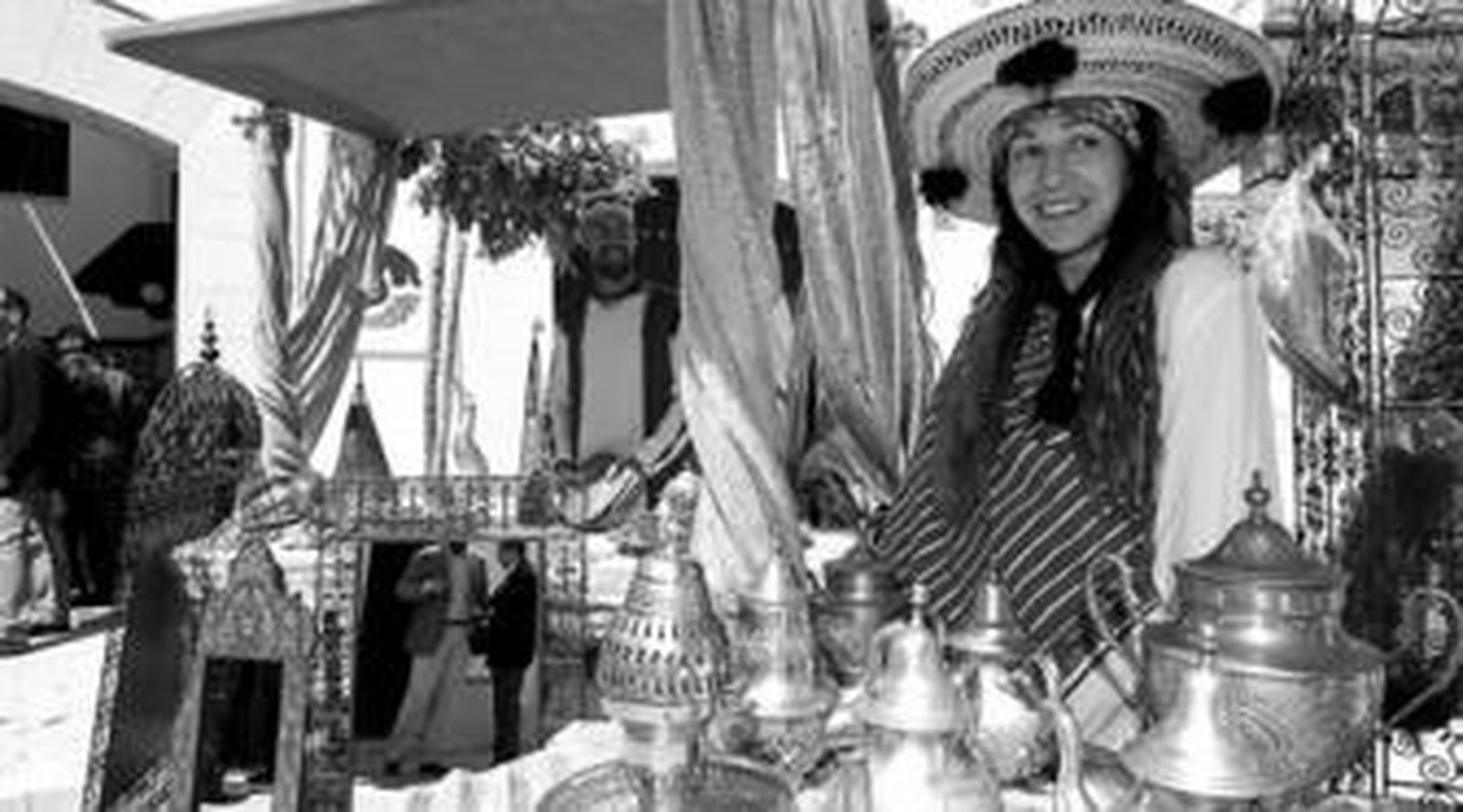 Un zoco de artesanía árabe.