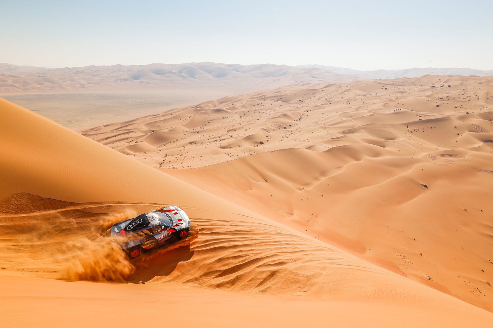 Las mejores fotos del Dakar por las dunas