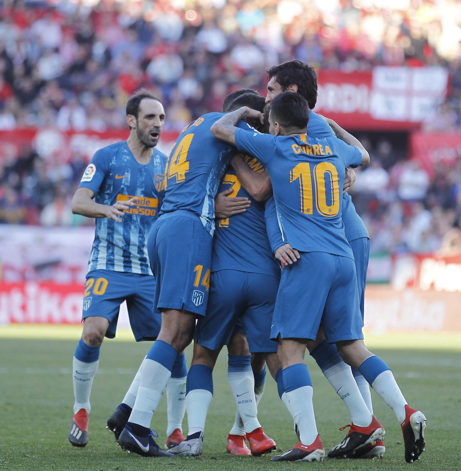 El Sevilla FC-Atlético de Madrid, en imágenes