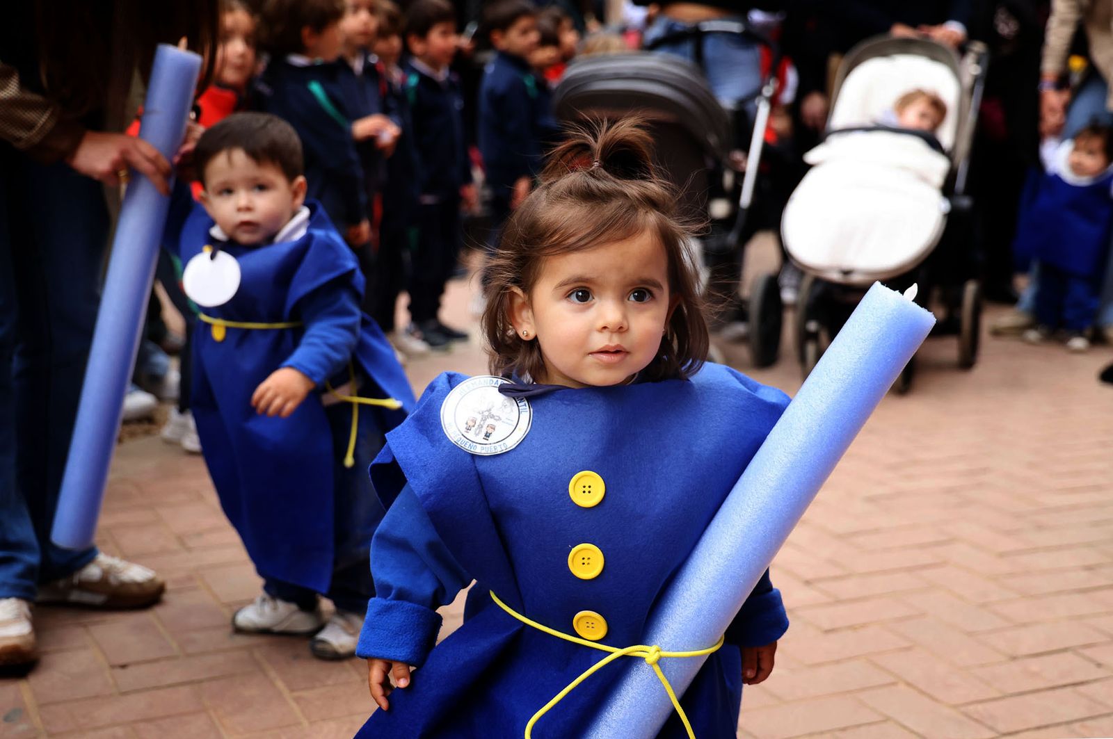 Imágenes de la procesión de la 'Escuela Infantil Mi Pequeño Puerto'