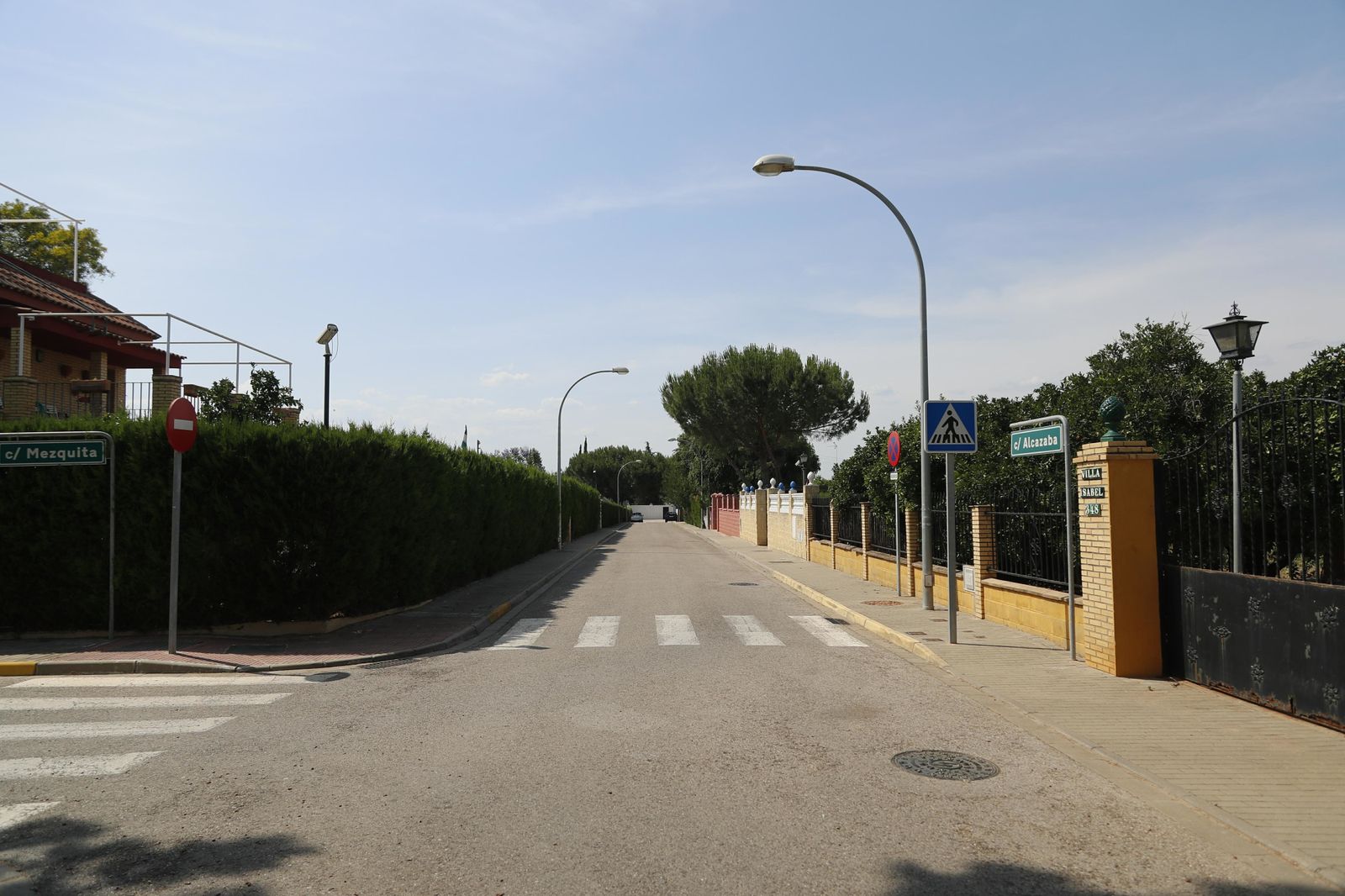 La calle Alcazaba de Nueva Jarilla, donde ocurrieron los hechos.