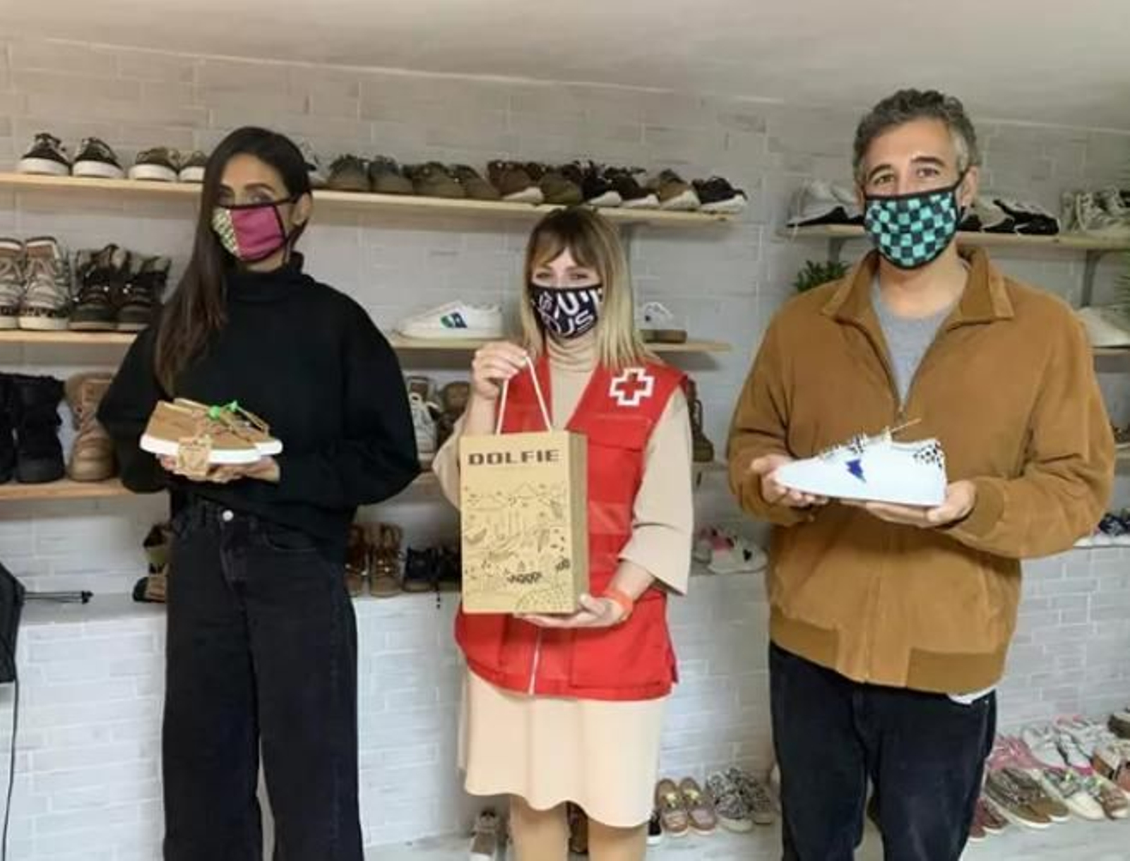 Responsables de la empresa malagueña Dolfie