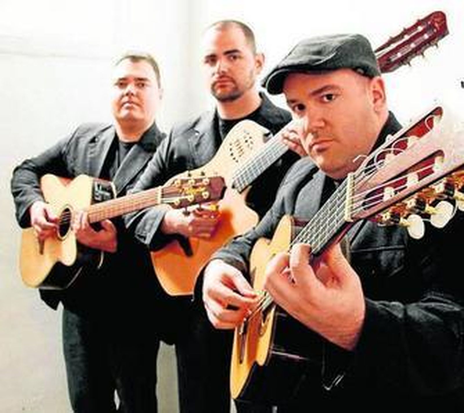 Los tres componentes de Alma de bolero.