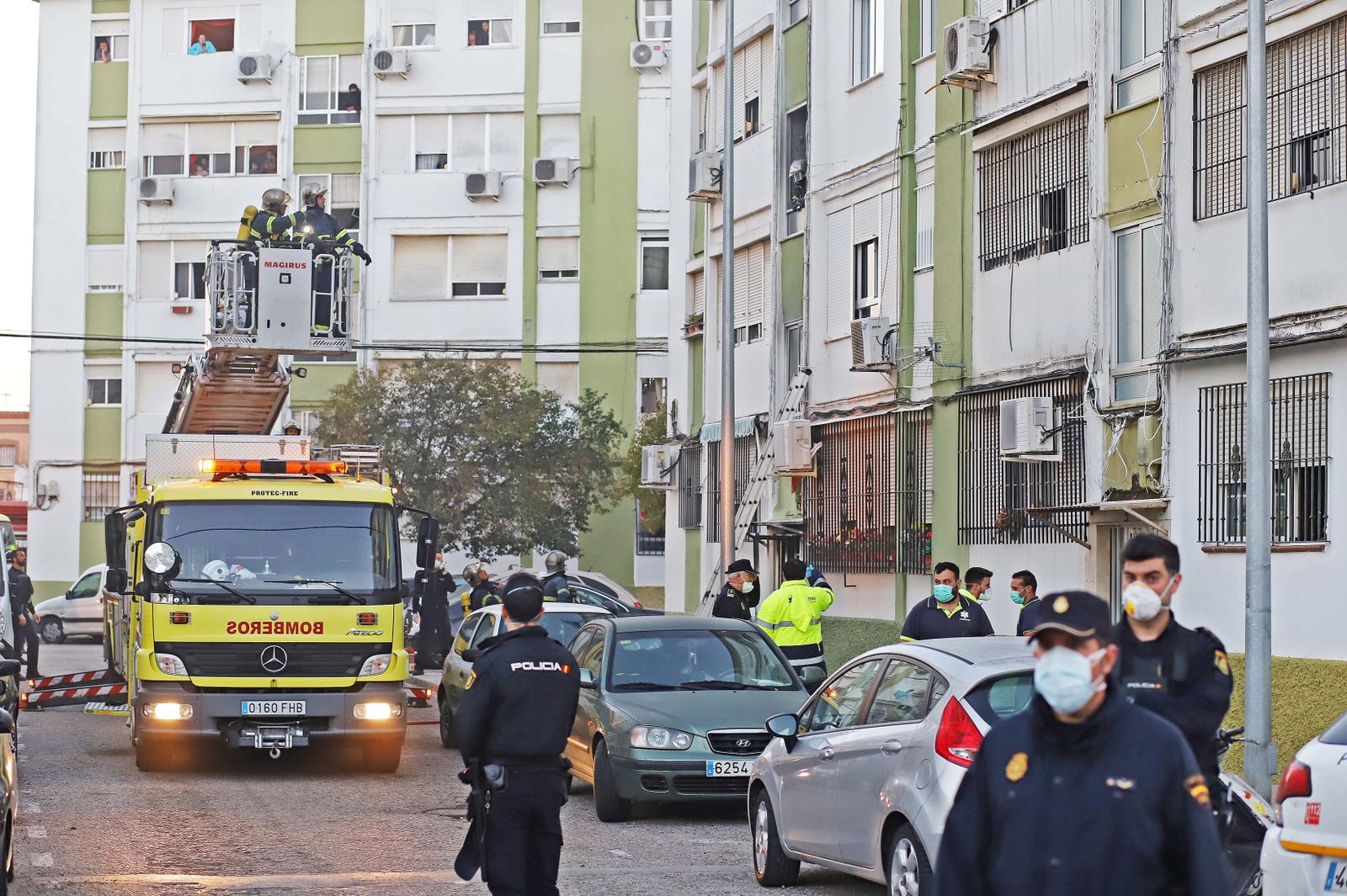 Imágenes del incendio en Santo Tomás de Aquino