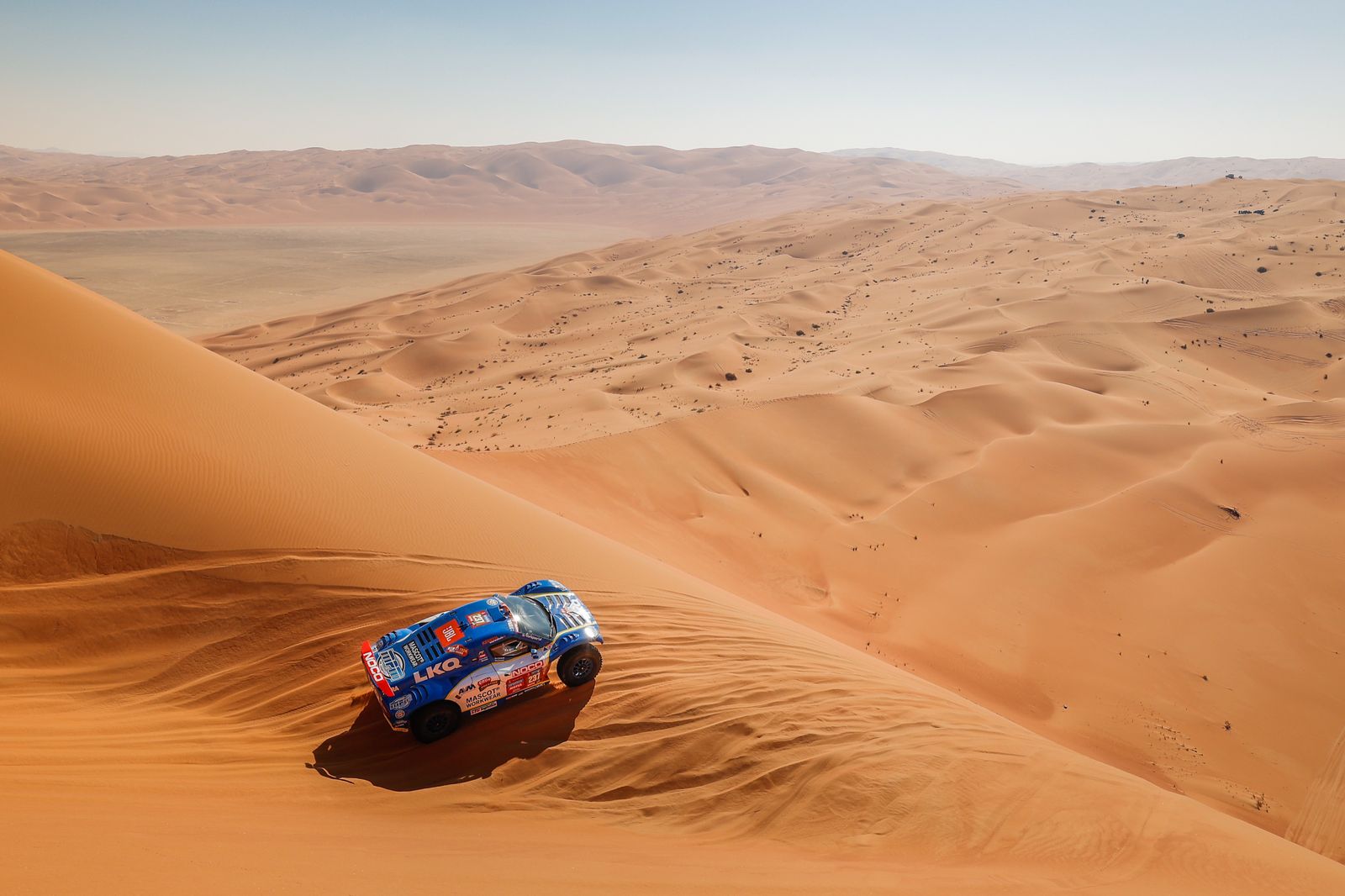 Las mejores fotos del Dakar por las dunas