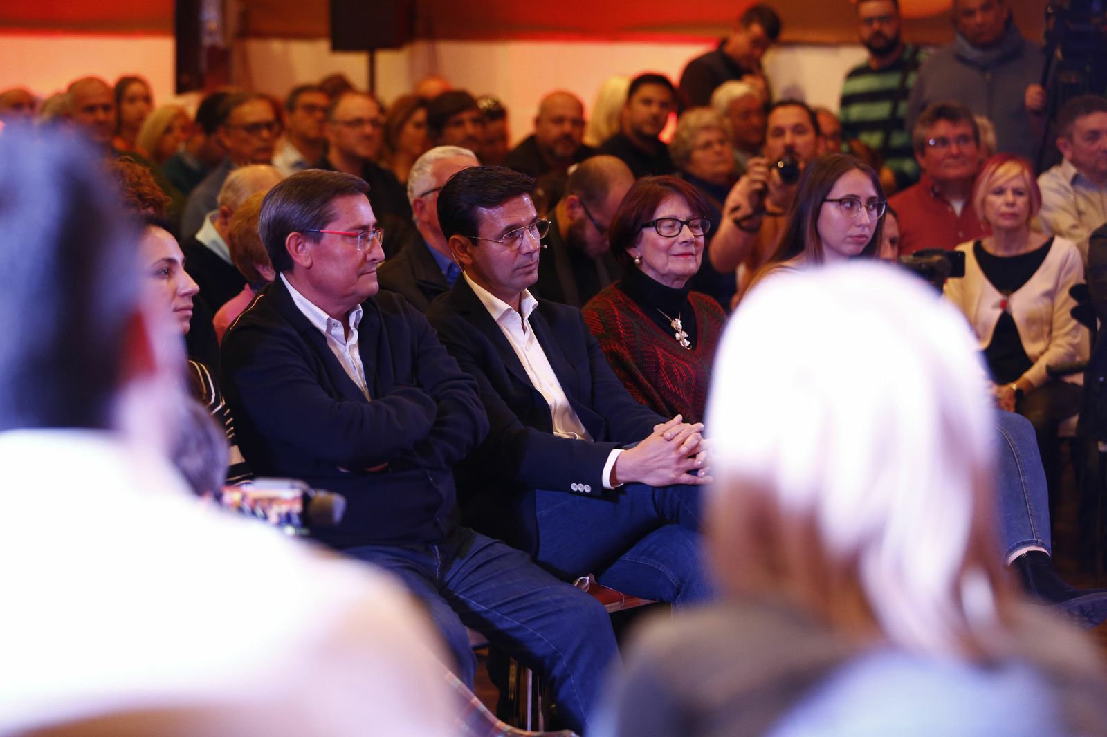 Las imágenes del inicio de la campaña del PSOE