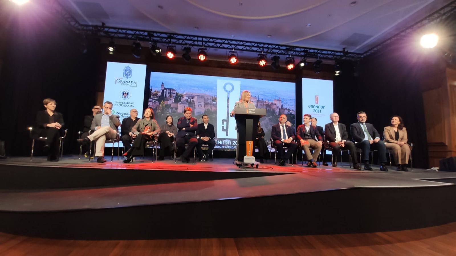 La presentación de Granada de la Capitalidad Cultural 2031, en imágenes