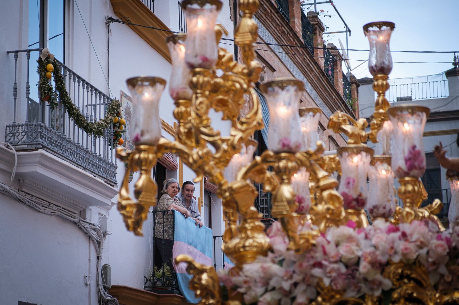 Las imágenes de la procesión de María Auxiliadora de Triana