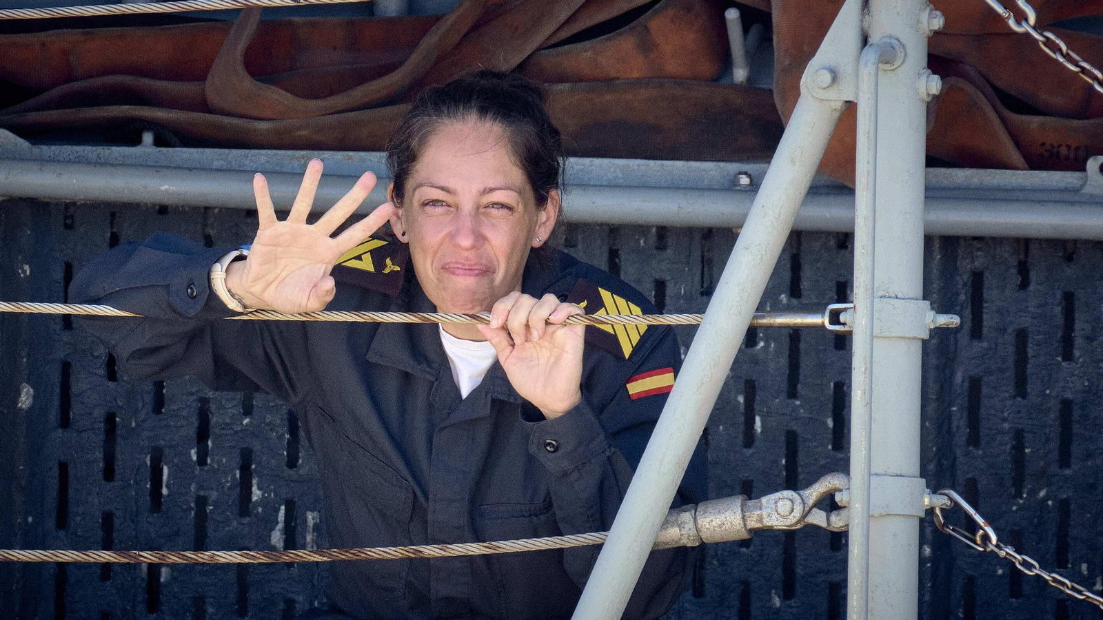 Regreso a Rota de la fragata 'Reina Sofía'