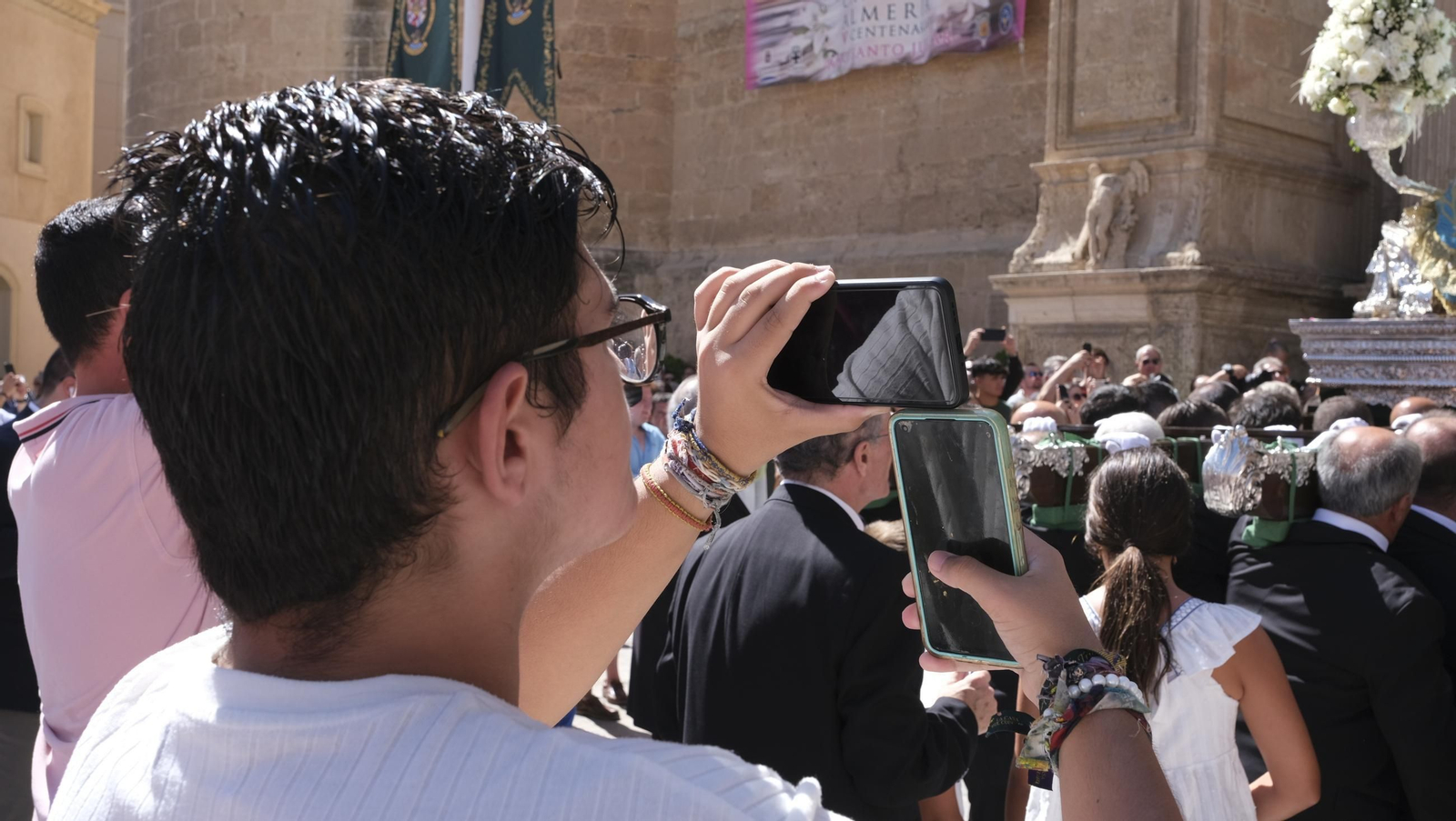 Traslado de la Virgen del Mar a la Catedral de Almería, en imágenes