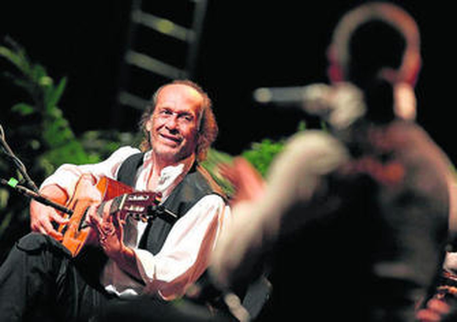 El guitarrista Paco de Lucía, durante su concierto en La Habana.