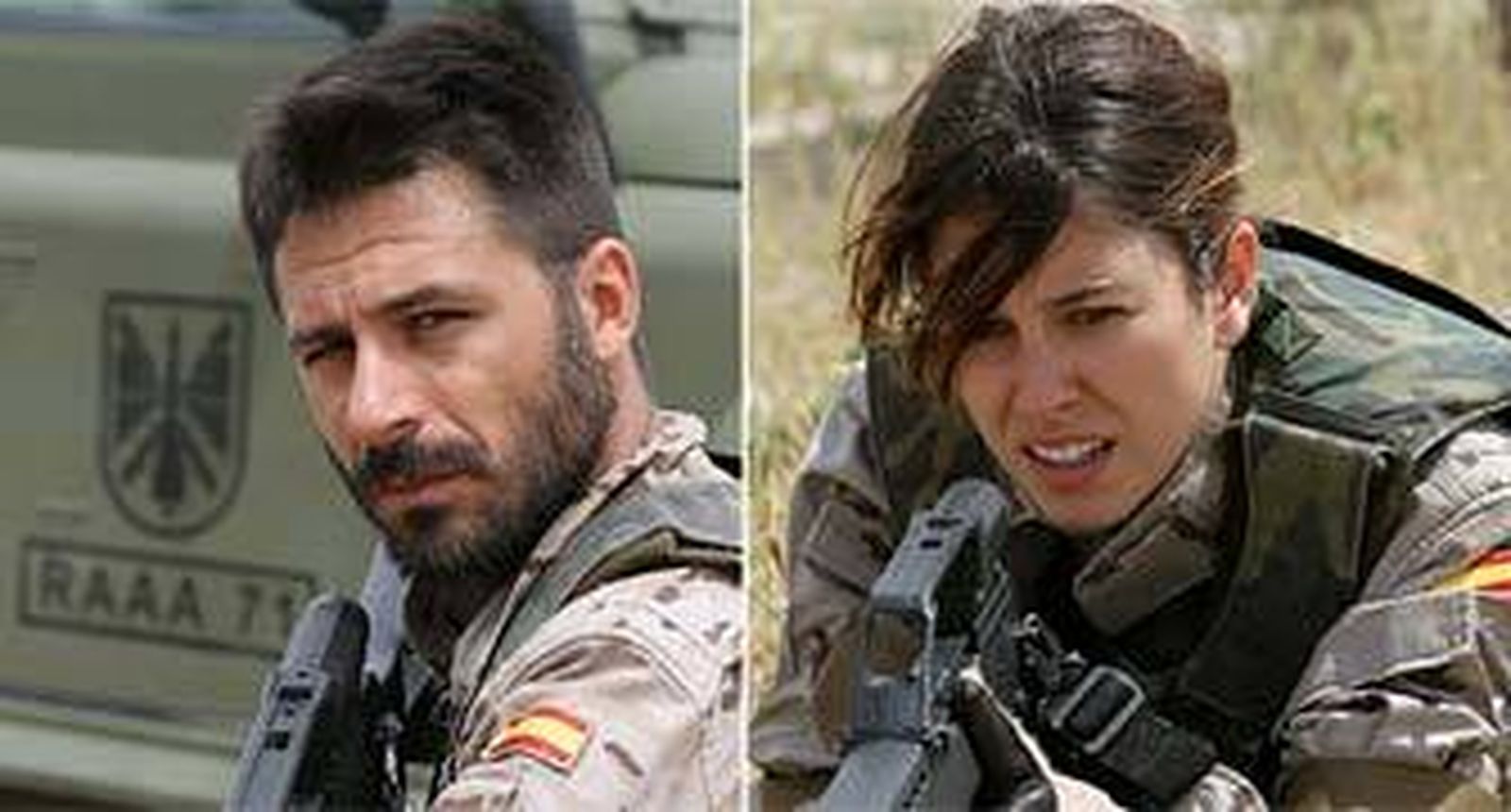 Soldados del Ejército graban para una serie de Telecinco