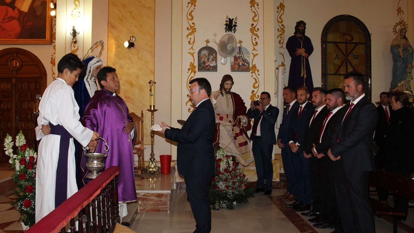 Un momento de la Santa Misa.