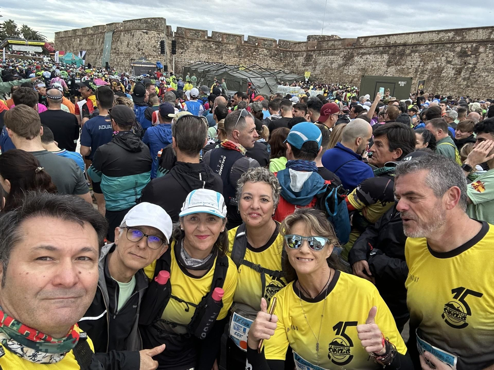 Corredores de Las Corzas, en la salida de la Cuna de la Legión.