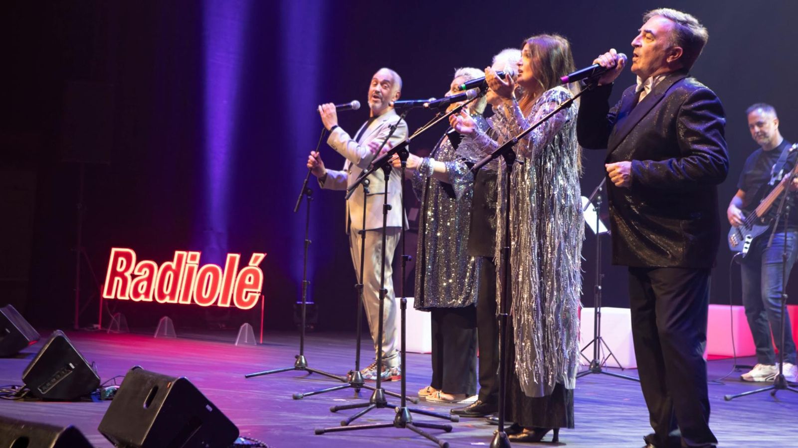 El grupo Mocedades en la gala de Radiolé
