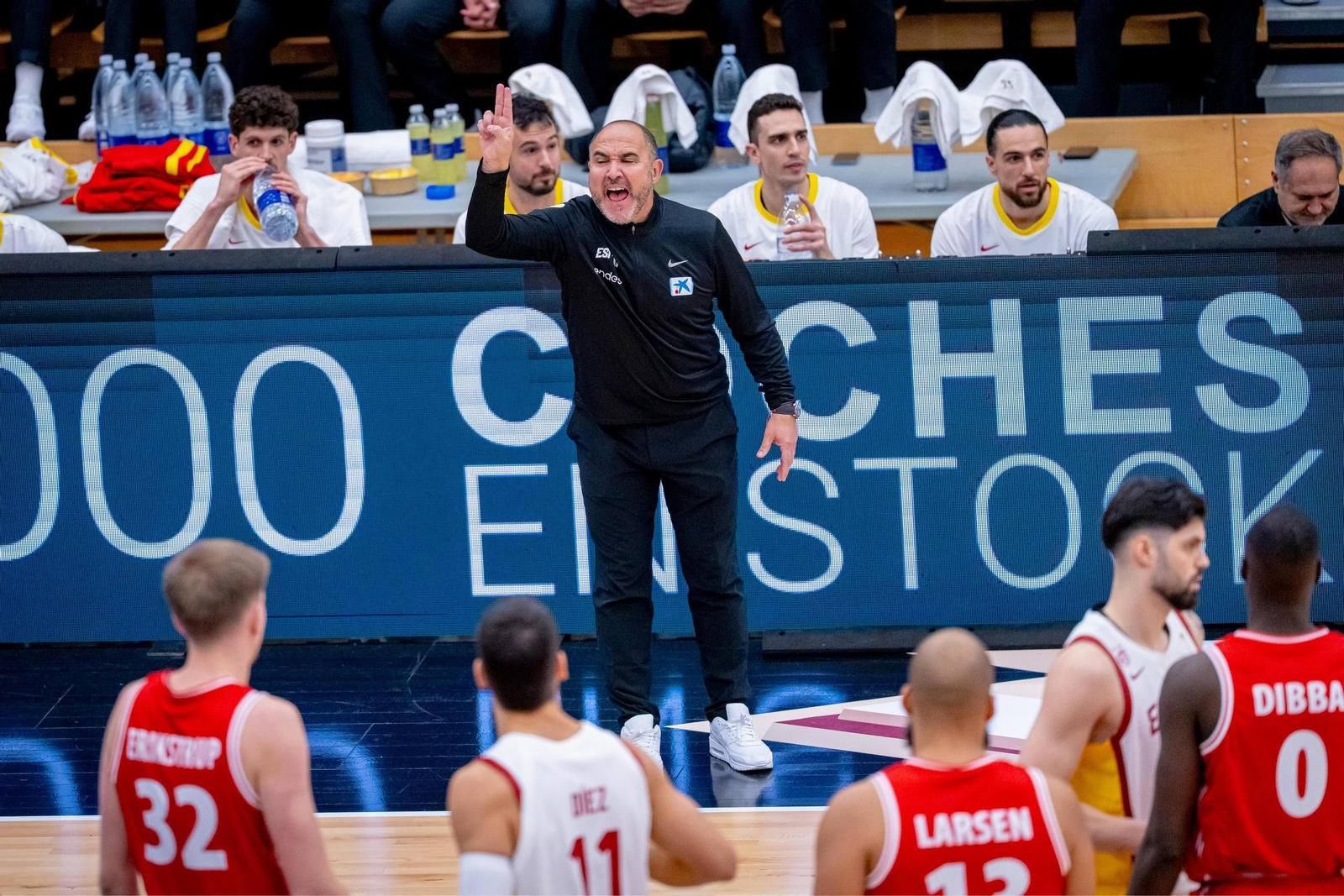 Las mejores fotos del Dinamarca-España de baloncesto