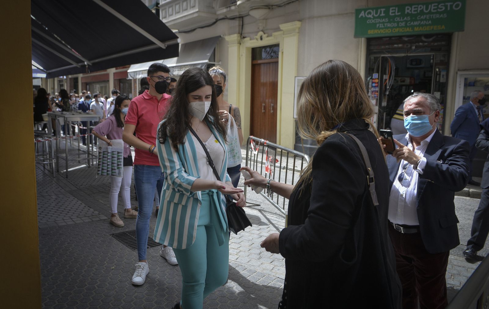 Miércoles Santo en pandemia: Los Panaderos, en imágenes