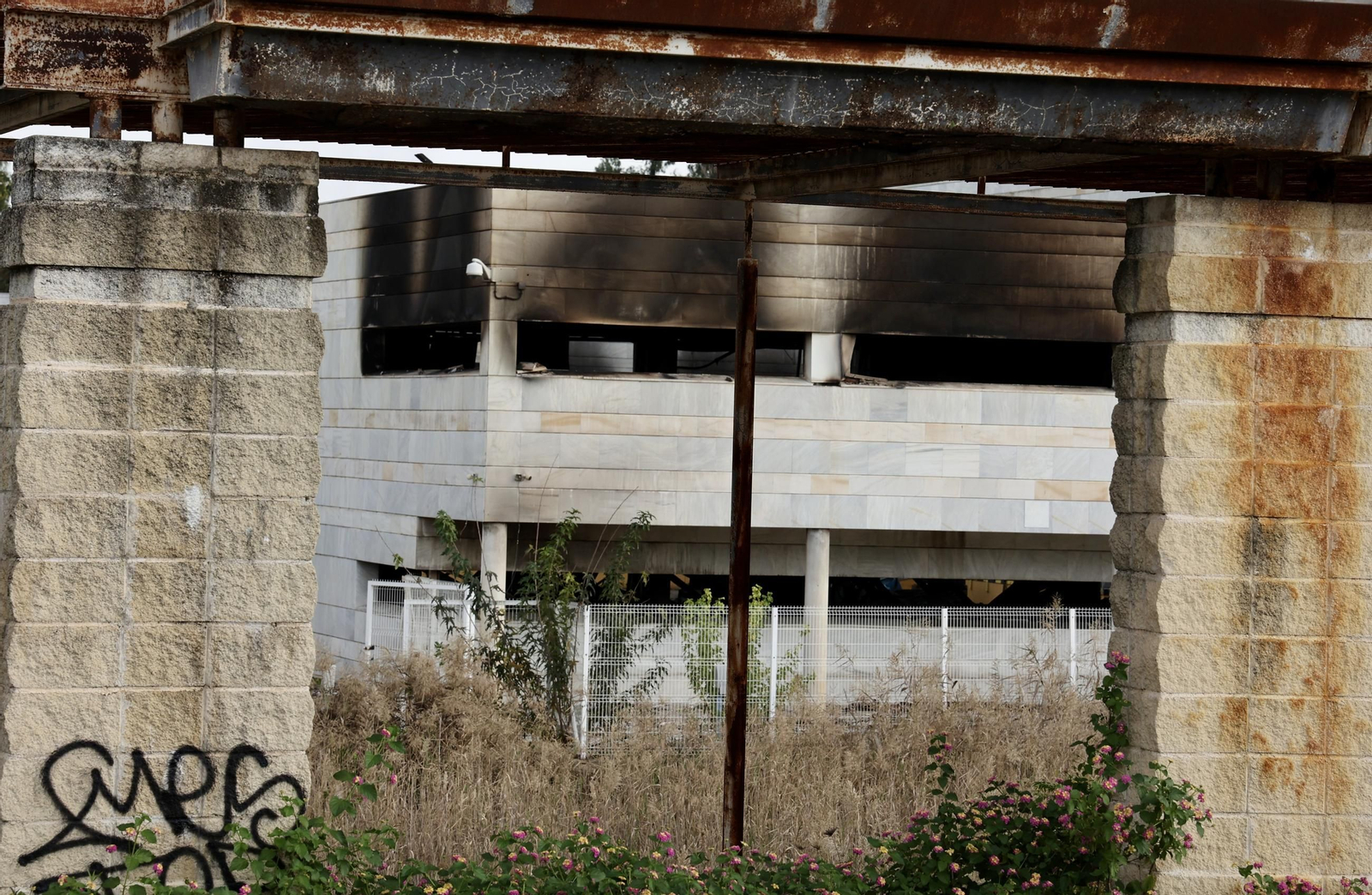 Así ha quedado el Auditorio Rocío Jurado tras el incendio