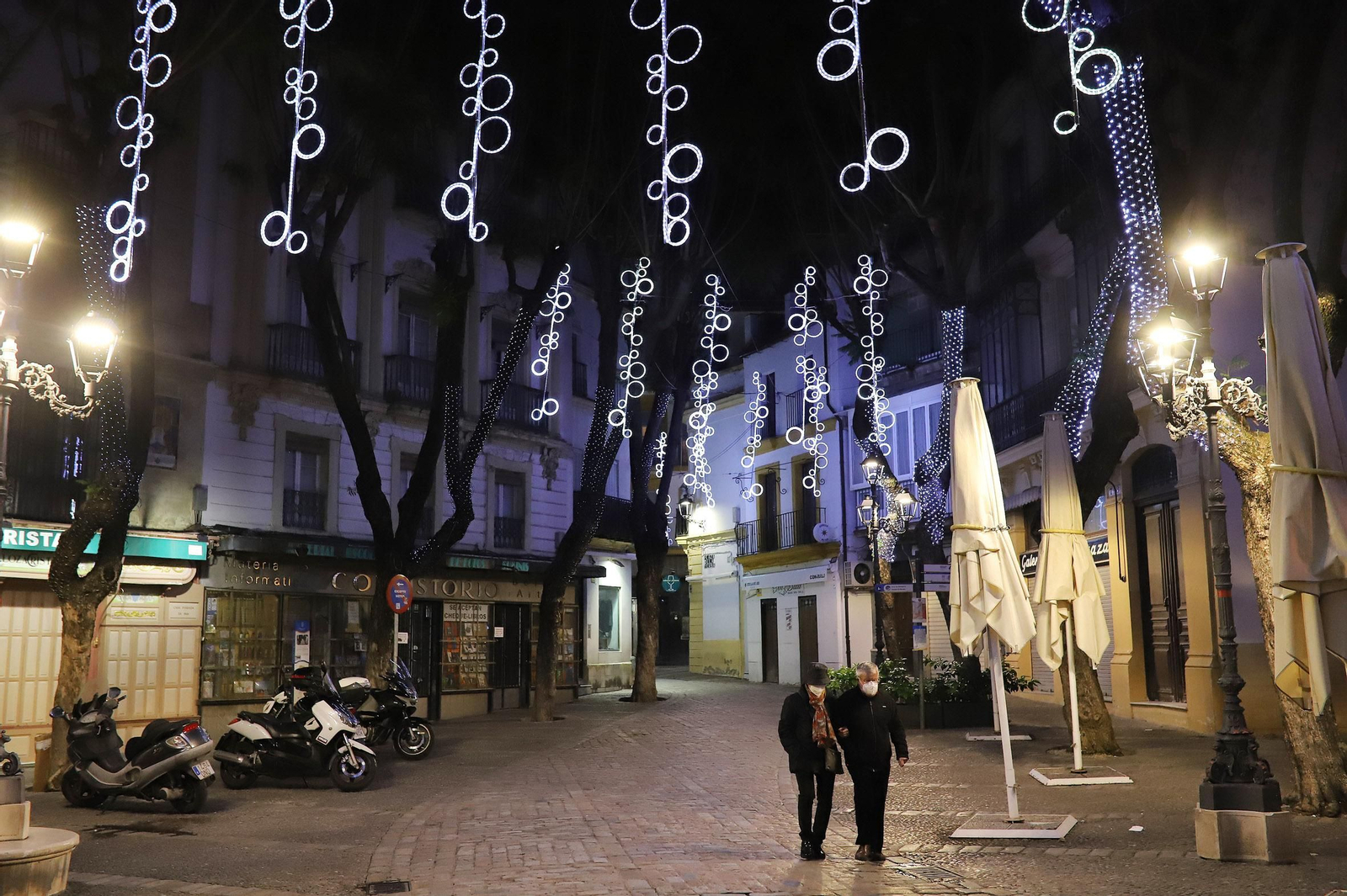 Encendido del alumbrado de Navidad 2020 en Jerez