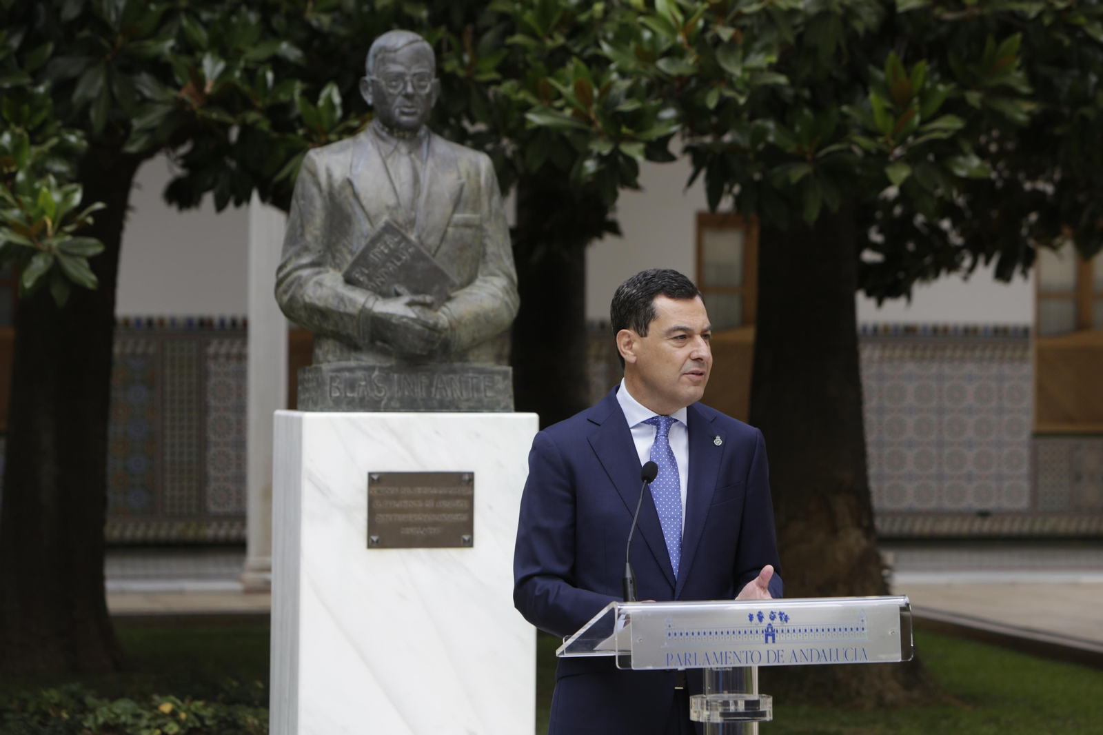 Acto de homenaje a Blas Infante en el Parlamento