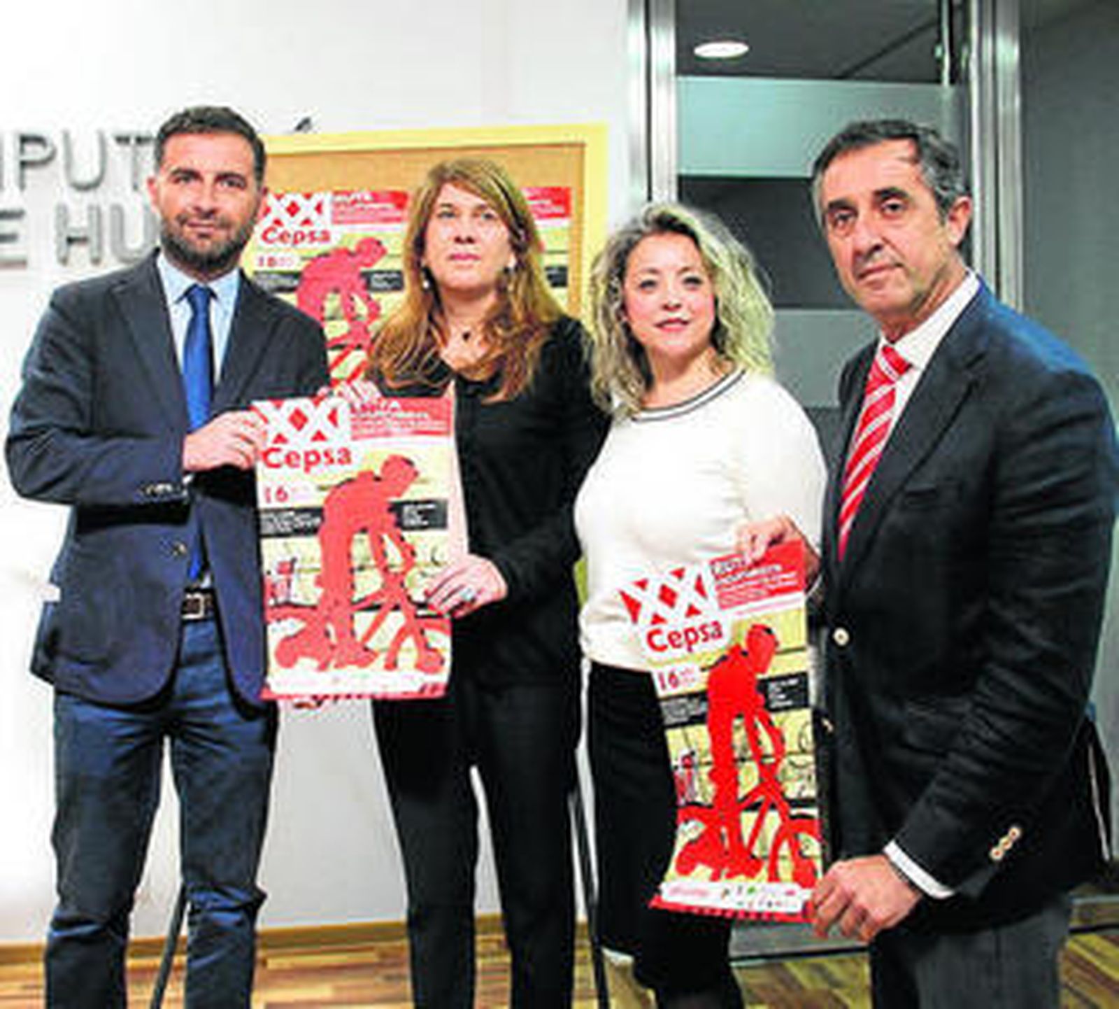 Un momento de la presentación oficial de la prueba, ayer en la Diputación.