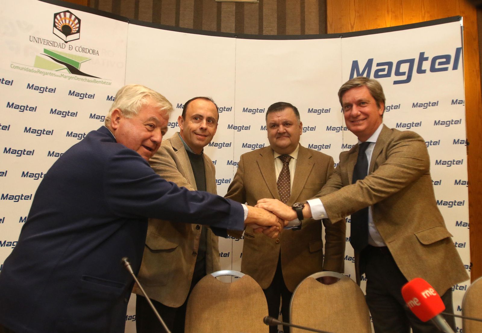 José Fernández Heredia, Emilio Camacho, Francisco Zurera y Ernesto Segurado.