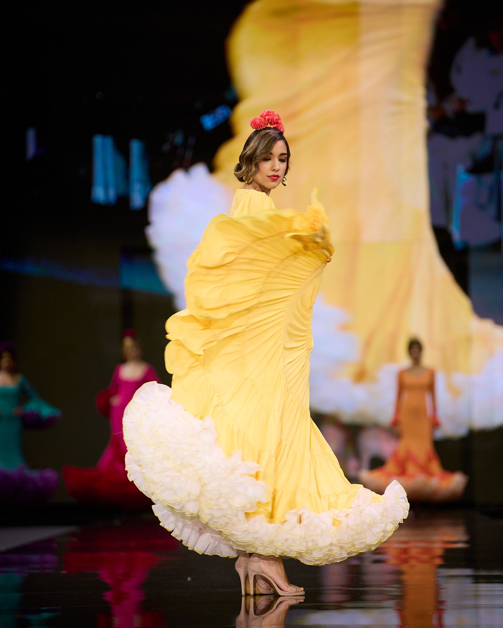 El desfile de Huelva, flamencos por naturaleza en Simof 2026, todas las fotos