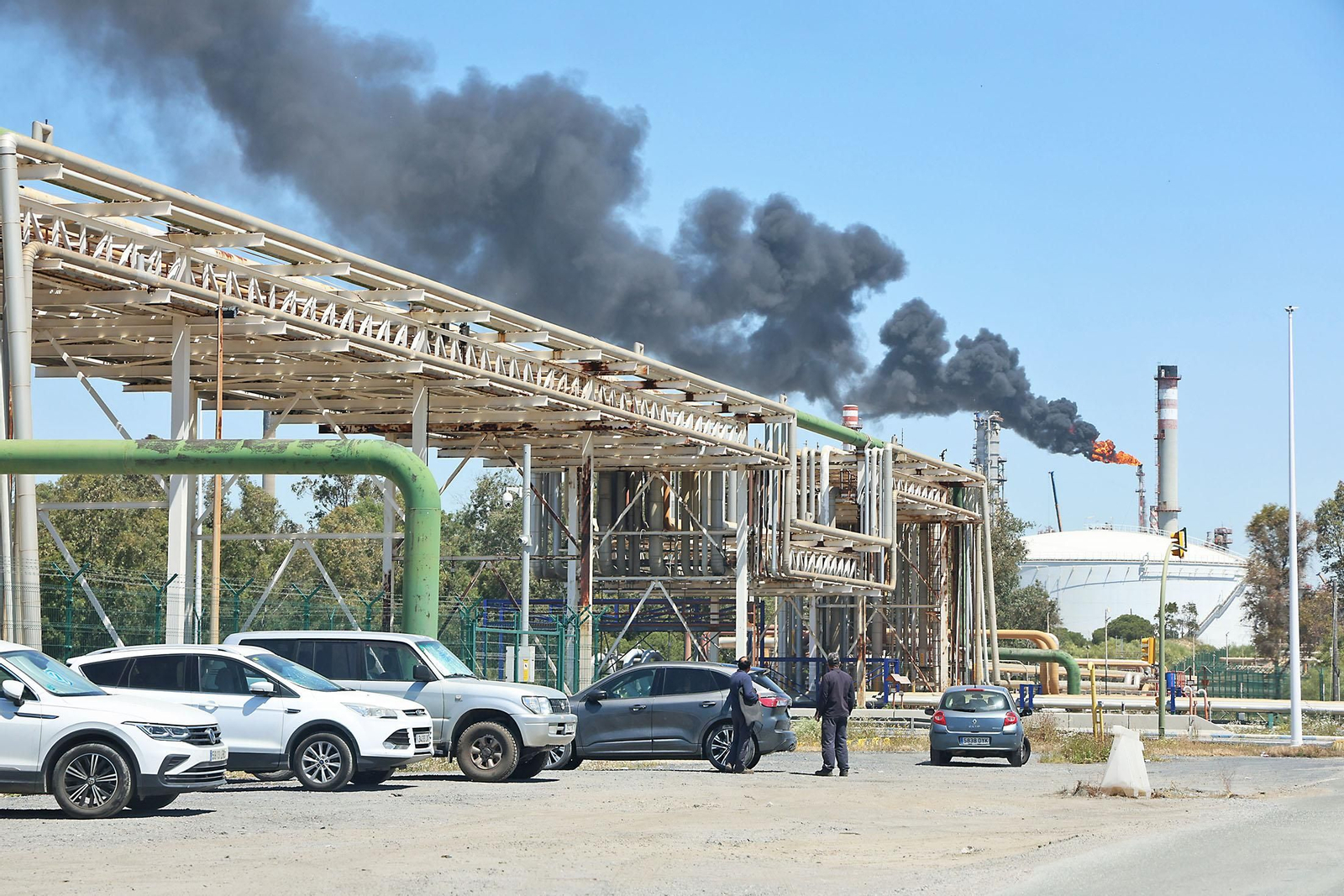 Así se vivió el apagón en las calles de Huelva, en imágenes